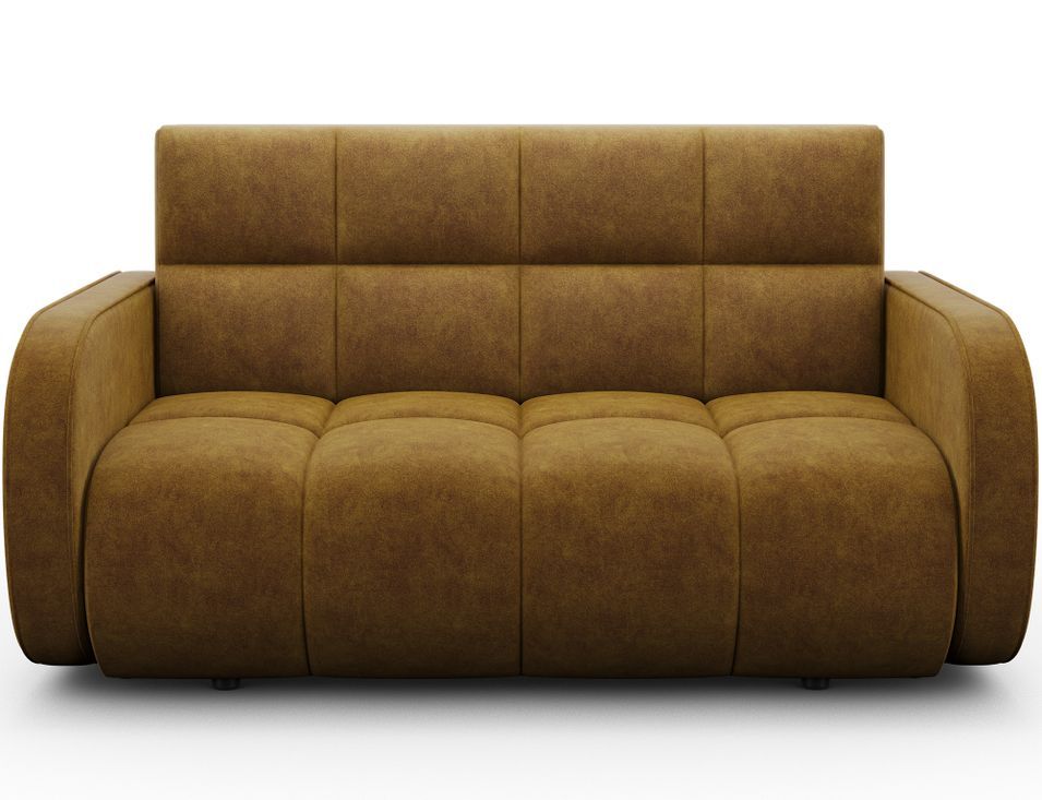 Canapé convertible 2 places DENVERS en tissu avec coffre de rangement – 154 cm - Photo n°1