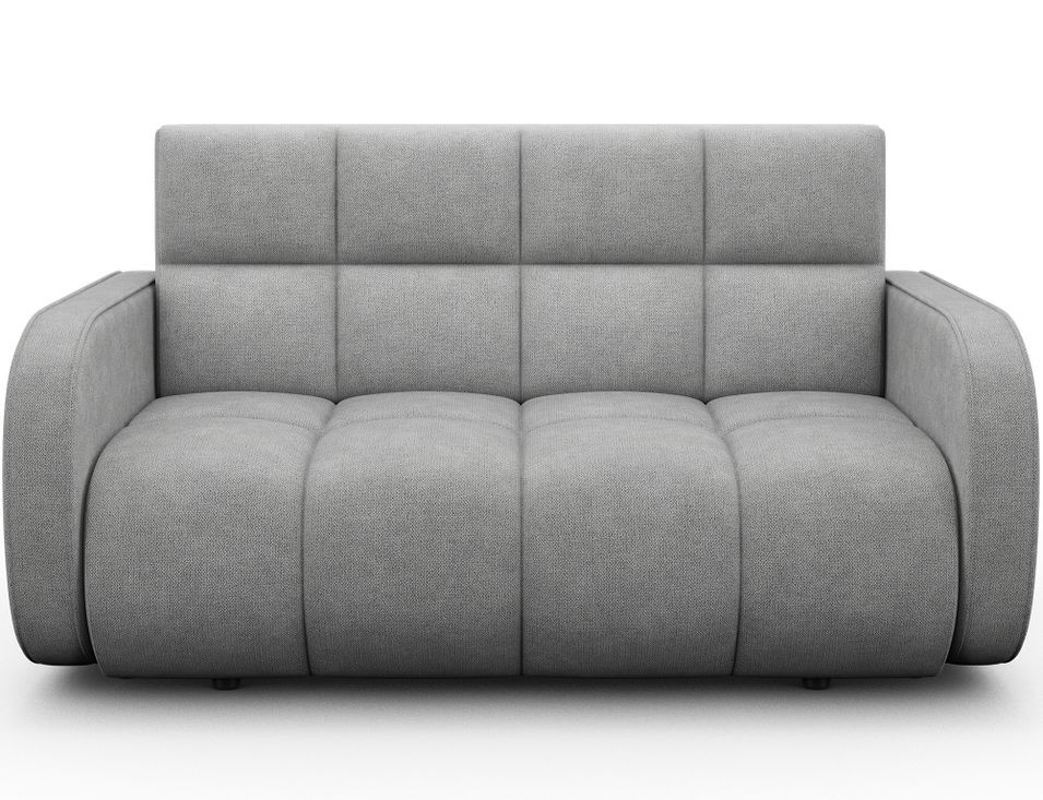 Canapé convertible 2 places DENVERS en tissu avec coffre de rangement – 154 cm - Photo n°1