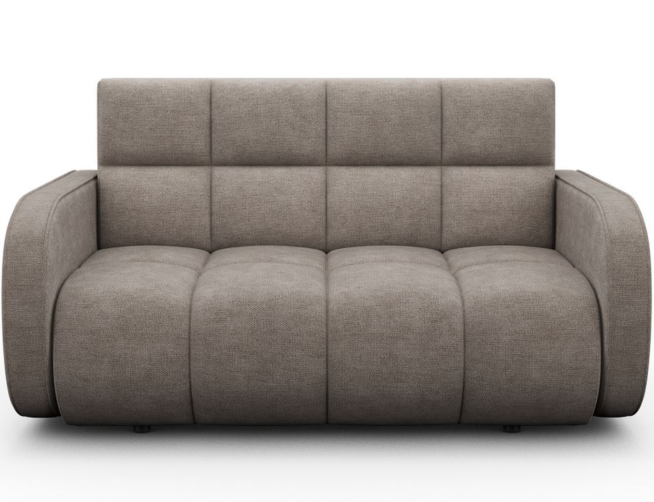 Canapé convertible 2 places DENVERS en tissu avec coffre de rangement – 154 cm - Photo n°1