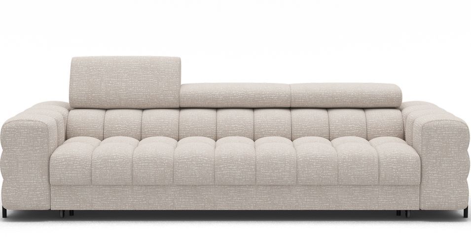 Canapé convertible 3 places MARGO en tissu – 175 cm - Photo n°1