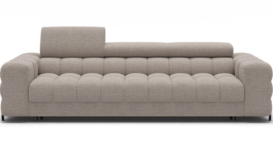 Canapé convertible 3 places MARGO en tissu – 260 cm - Photo n°1