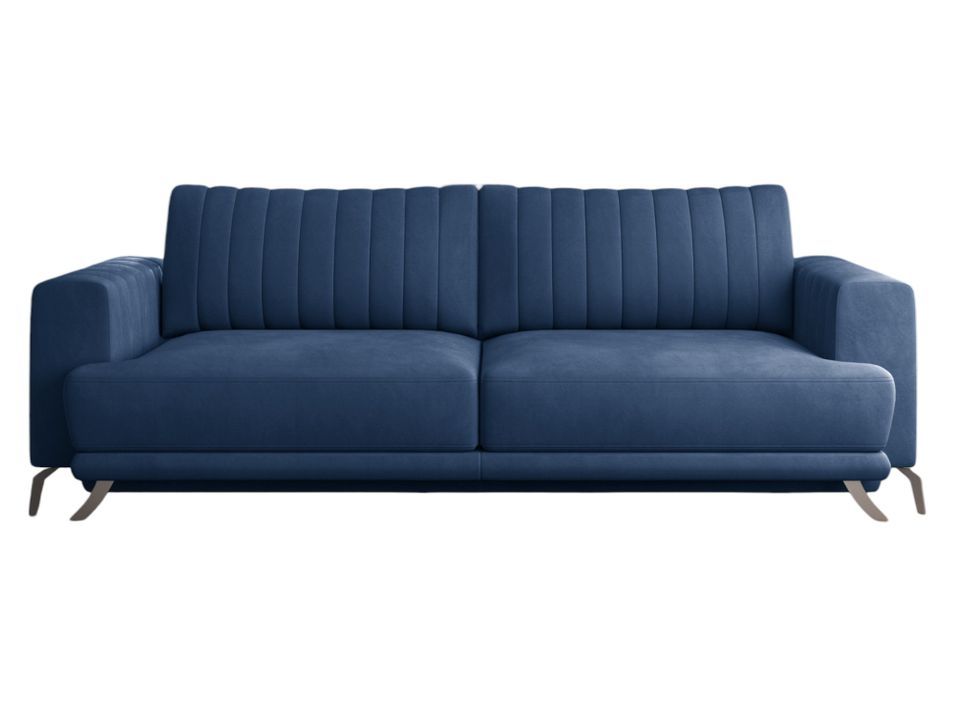 Canapé convertible 4 places velours ELISE 250 cm – Confort et élégance - Photo n°1