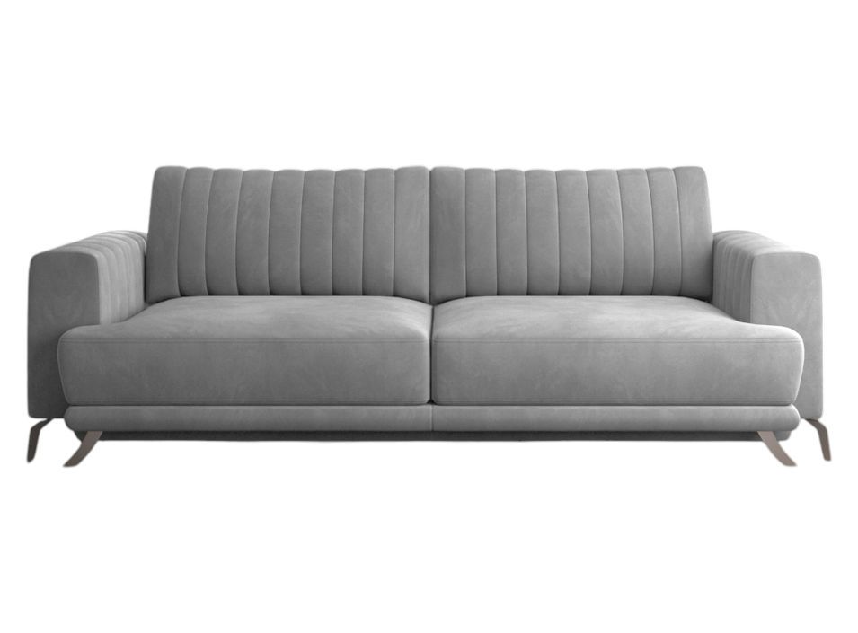 Canapé convertible 4 places velours ELISE 250 cm – Confort et élégance - Photo n°1