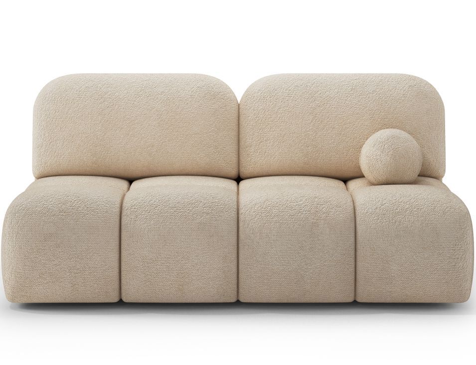 Canapé convertible NUVA en tissu texturé – Élégance moderne et confort durable - Photo n°1