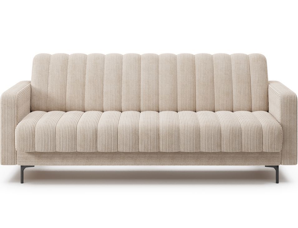 Canapé convertible ROMY avec coffre de rangement – Tissu 212 cm - Photo n°1