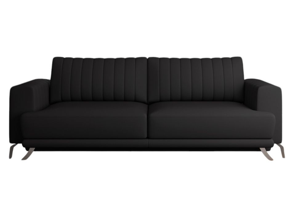 Canapé convertible simili cuir ELISE – Intemporelle et confort moderne - Photo n°1