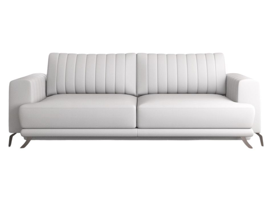 Canapé convertible simili cuir ELISE – Intemporelle et confort moderne - Photo n°1