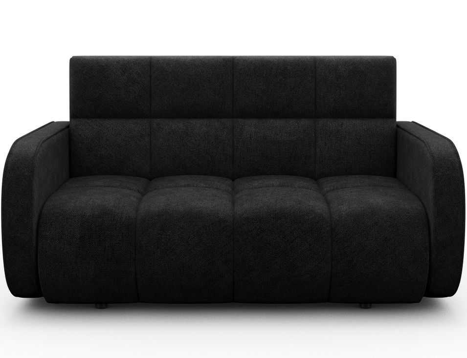 Canapé convertible tissu DENVERS – Avec coffre de rangement - Photo n°1