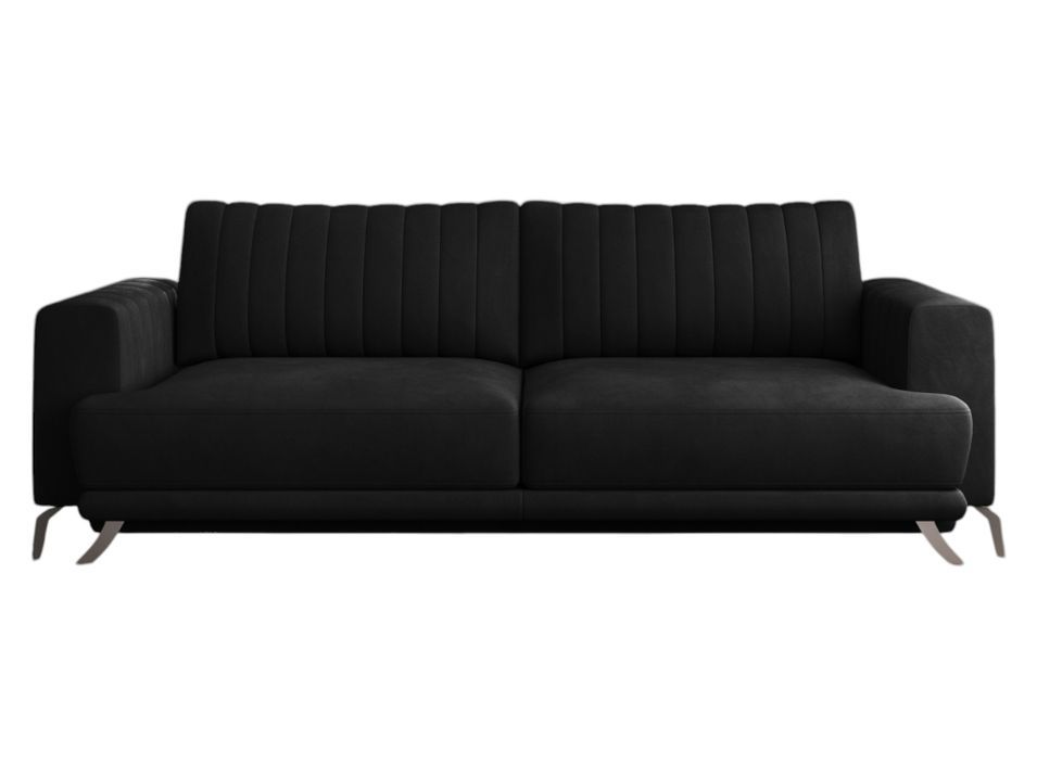 Canapé convertible velours ELISE – Confort et élégance - Photo n°1