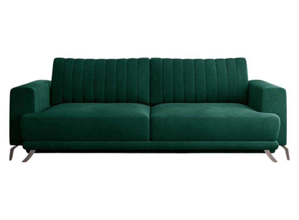 Canapé convertible velours ELISE – Confort et élégance - Photo n°1