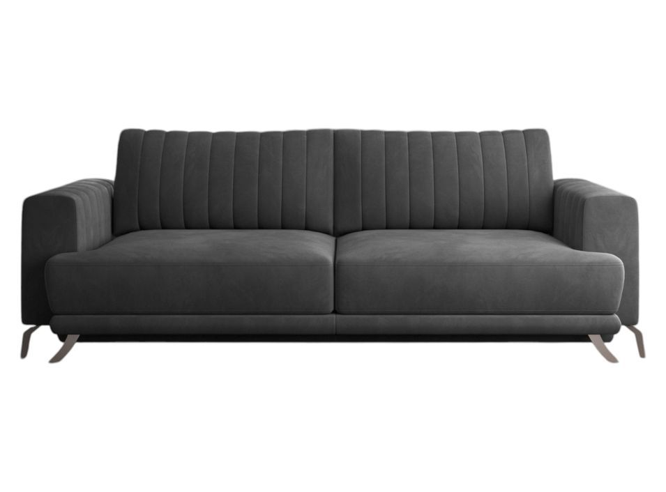 Canapé convertible velours ELISE – Confort et élégance - Photo n°1