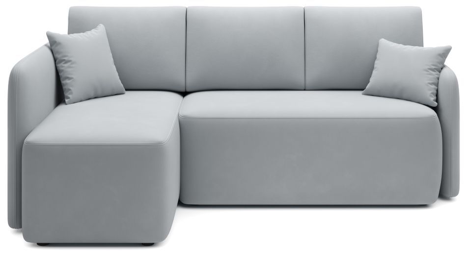 Canapé d’angle convertible 3 places TAKIN en tissu – 206 cm - Photo n°1
