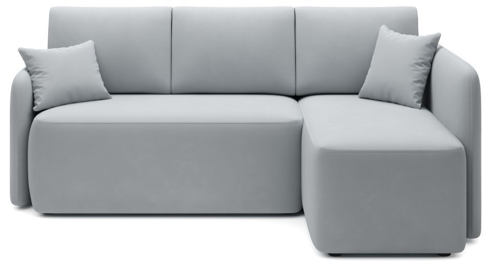 Canapé d’angle convertible 3 places TAKIN en tissu – 206 cm - Photo n°1