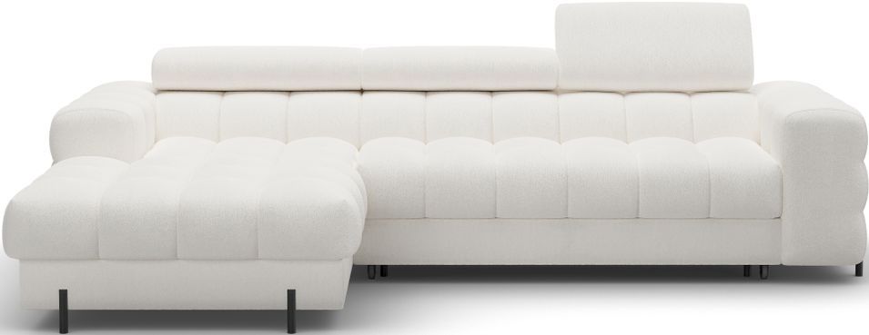 Canapé d’angle convertible 4 places tissu KATE 285 cm - Photo n°1