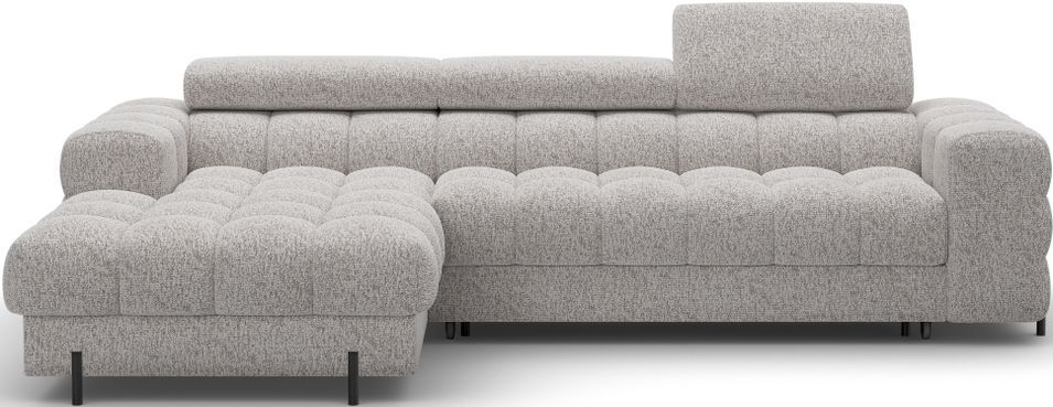 Canapé d’angle convertible 4 places tissu KATE 285 cm - Photo n°1