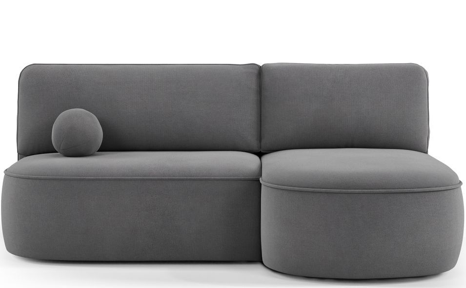 Canapé d’angle convertible VERNA en tissu – 220 cm - Photo n°1