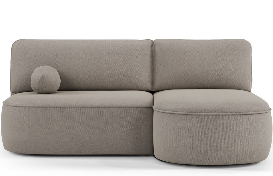 Canapé d’angle convertible VERNA en tissu – 220 cm - Photo n°1