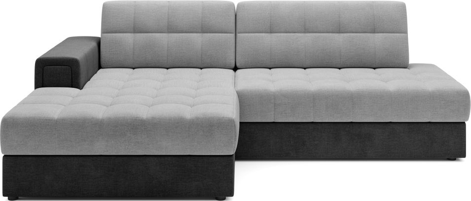 Canapé d'angle KELLY velours - Rangement et convertible - Photo n°1