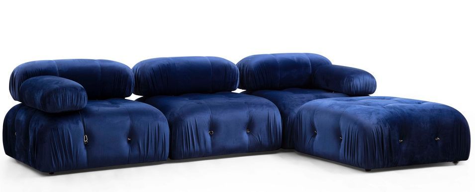 Canapé d’angle modulable BUBBLE en tissu – 288 cm - Photo n°1