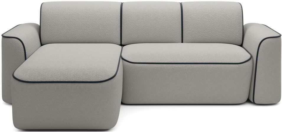 Canapé d’angle relax électrique DUMAS en tissu – 287 cm - Photo n°1