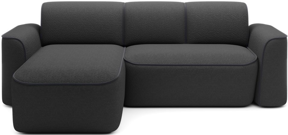 Canapé d’angle relax électrique DUMAS en tissu – 287 cm - Photo n°1