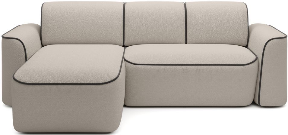 Canapé d’angle relax électrique DUMAS en tissu – 287 cm - Photo n°1