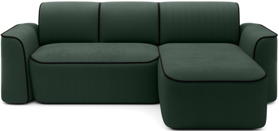 Canapé d’angle relax électrique DUMAS en tissu – 287 cm - Photo n°1