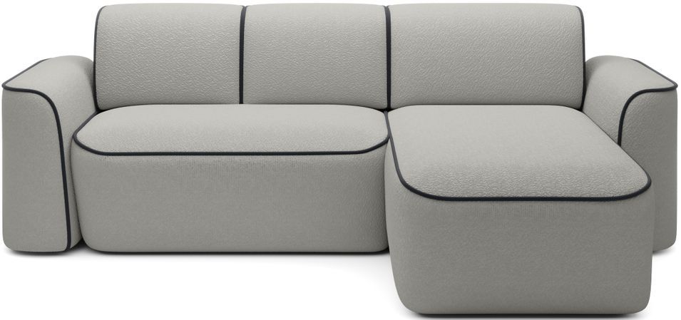 Canapé d’angle relax électrique DUMAS en tissu – 287 cm - Photo n°1