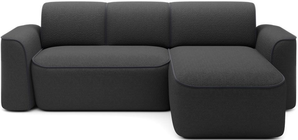 Canapé d’angle relax électrique DUMAS en tissu – 287 cm - Photo n°1