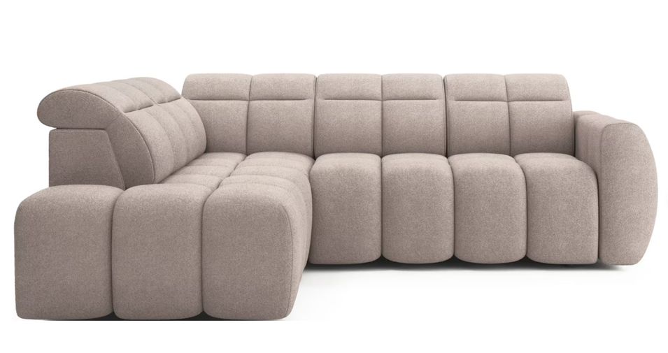 Canapé d’angle tissu BOBOON – Convertible et coffre - Photo n°1