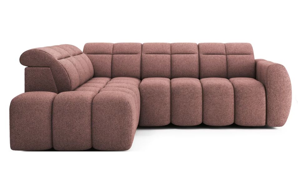 Canapé d’angle tissu BOBOON – Convertible et coffre - Photo n°1