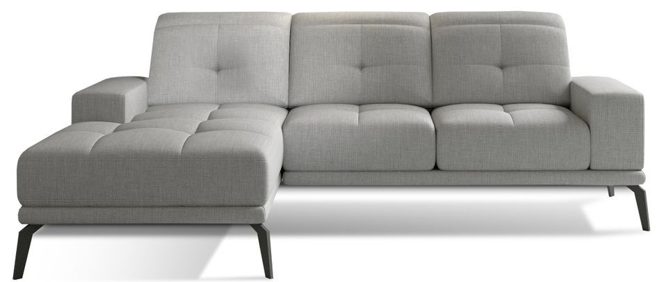 Canapé d’angle TORPILLE en tissu – 265 cm - Photo n°1