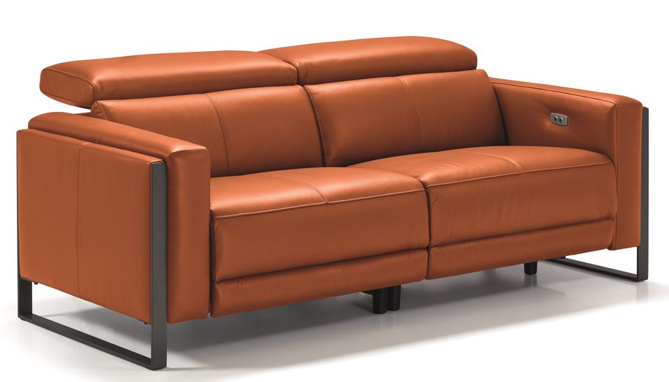 Canapé de relaxation en cuir Kinston - Photo n°1