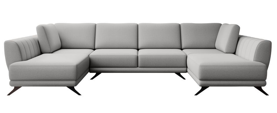 Canapé panoramique convertible LARGOS en tissu – 362 cm - Photo n°1