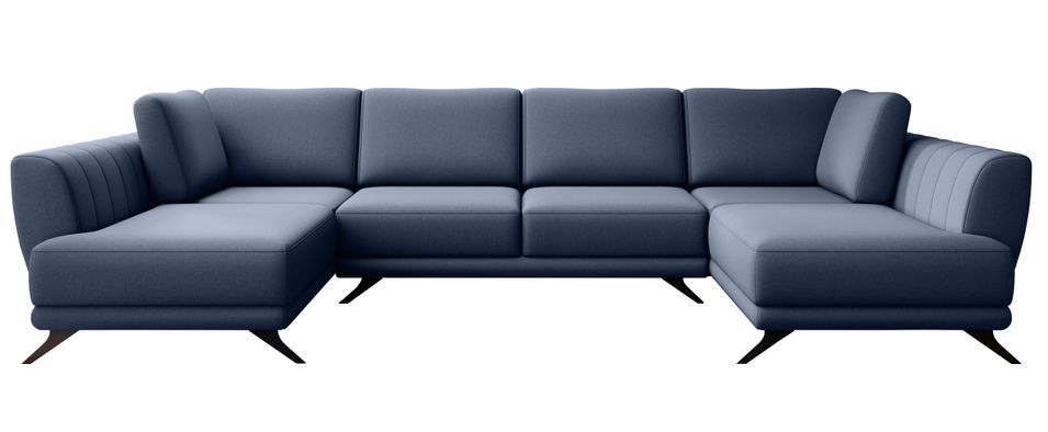 Canapé panoramique convertible LARGOS en tissu – 362 cm - Photo n°1