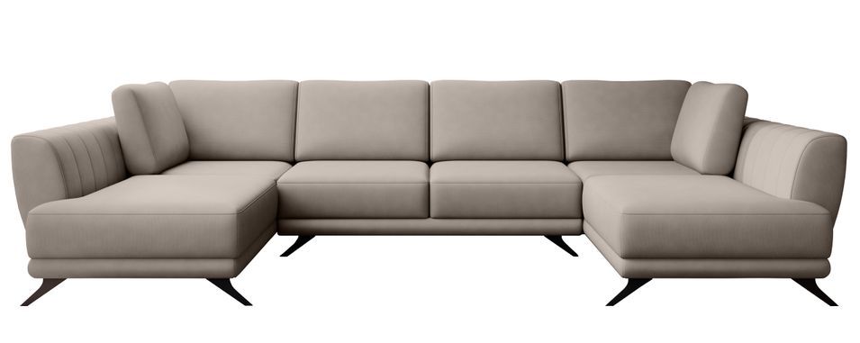 Canapé panoramique convertible LARGOS en tissu – 362 cm - Photo n°1