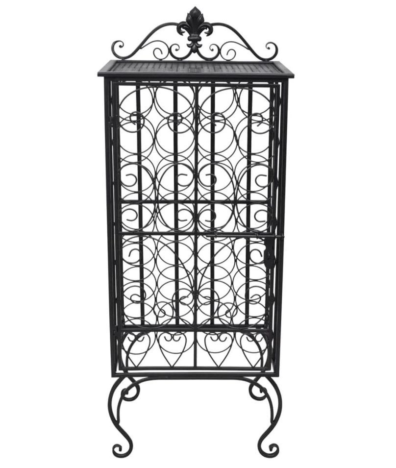 Casier à bouteilles pour 28 bouteilles Métal - Photo n°1