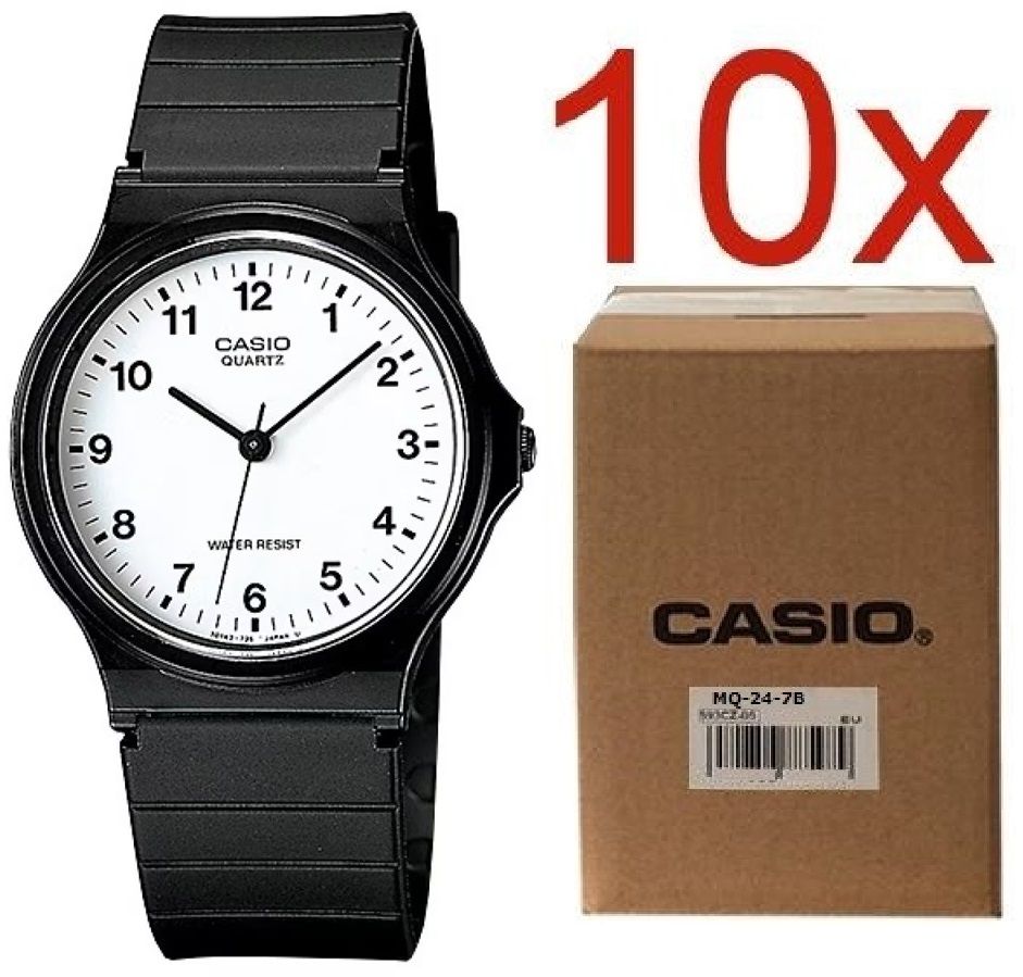 Casio Classic Collection **pack 10 Pcs** MQ-24-7BLLEG-10 - Photo n°1