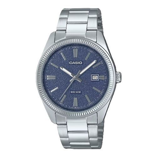 Casio Collection Date - Blue, Matte Dial MTP-1302DA-2A1VDF - Photo n°1
