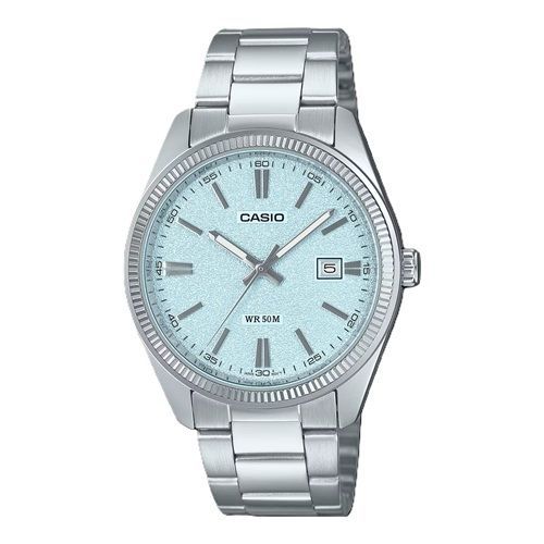 Casio Collection Date - Light Blue, Matte Dial MTP-1302DA-2A2VDF - Photo n°1