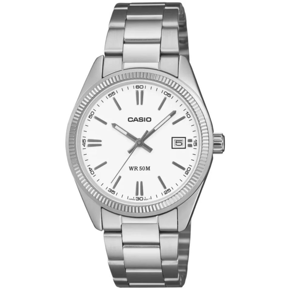 Casio Collection Unisex Date - White - Unisex UTP-1302PD-7AVEF - Photo n°1