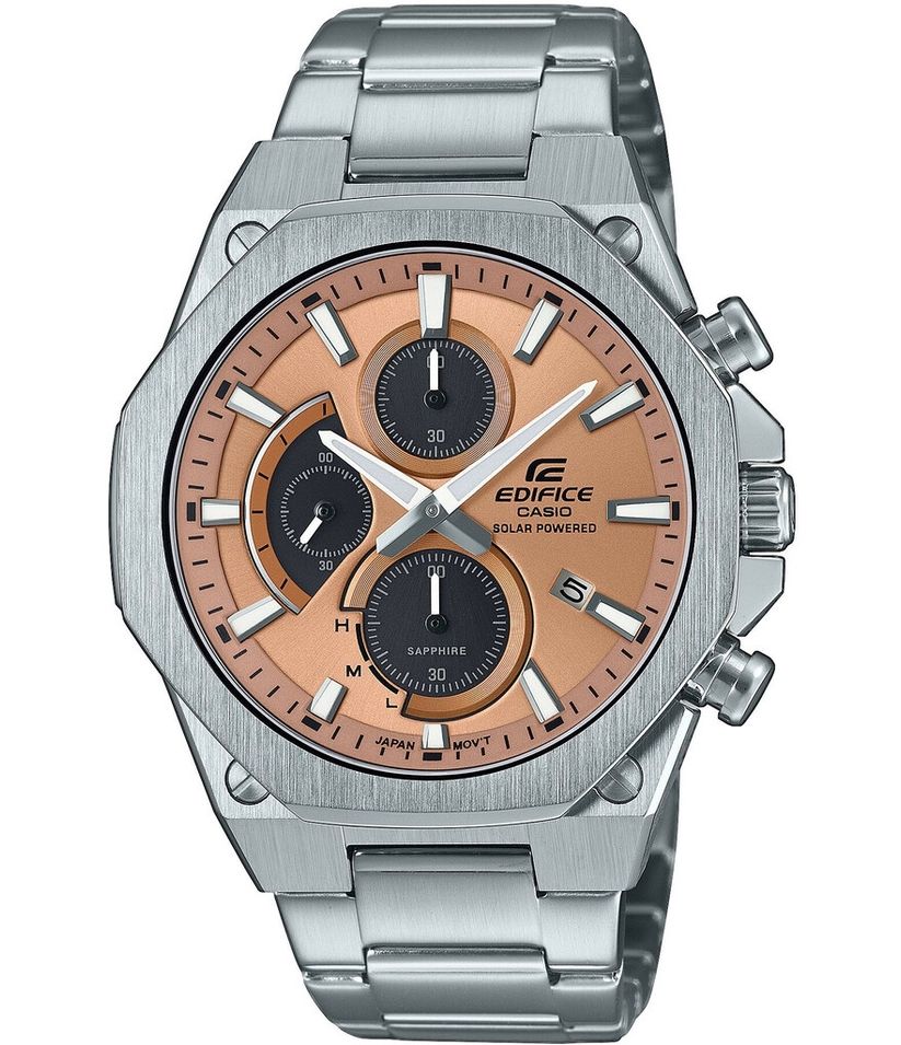 Casio Edifice Chronograph Slim Sapphire - Copper New! EFS-S570D-5AUEF - Photo n°1