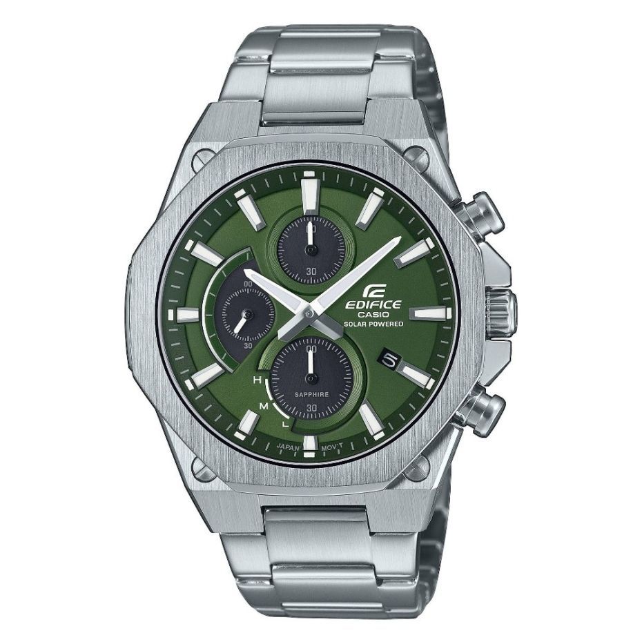 Casio Edifice Chronograph Slim Sapphire - Green New! EFS-S570D-3AUEF - Photo n°1