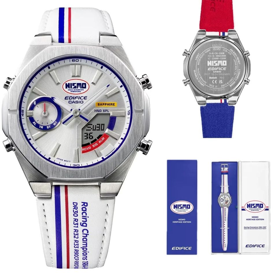 Casio Edifice Smartphone Link Nismo Heritage - Nissan's Motorsport 40th Anniversary Ltd. Edt. ECB-S10NIS-7AER - Photo n°1