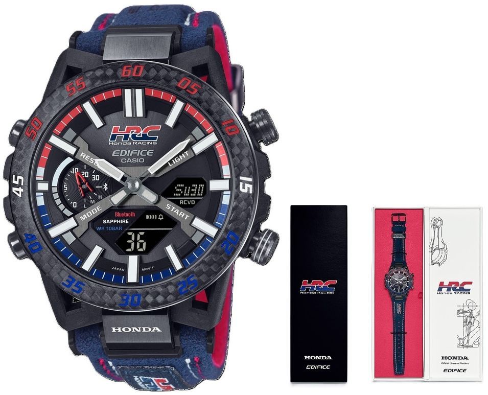 Casio Edifice Sospensione Carbon - Honda Racing Special Bluetooth Tough Solar ECB-2000HR-1AER - Photo n°1