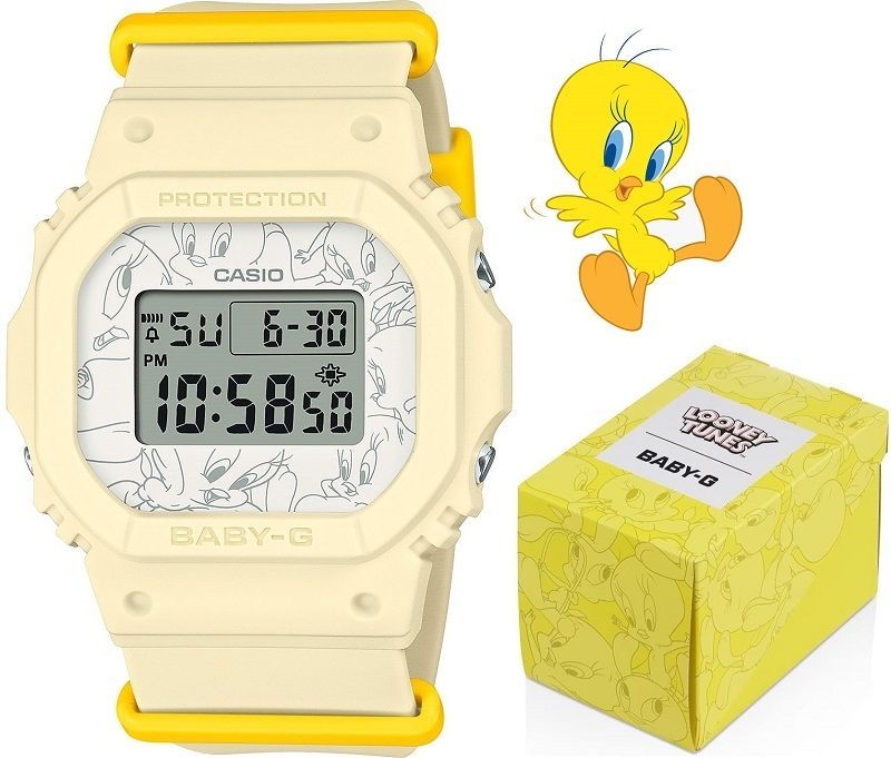 Casio G-shock Baby-g X Looney Tunes -tweety- - Warner Bros Collaboration BGD-565-TW-5ER - Photo n°1