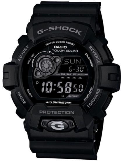 Casio G-shock gr-8900a-1dr Classic Black Shock & Magnetic Resistant Auto Led World Time 29 Zones - 4 Daily Alarms Snooze Alarm Hourly Time Signal Countdown Timer Full Auto-calendar Wr 200mt **o - Photo n°1