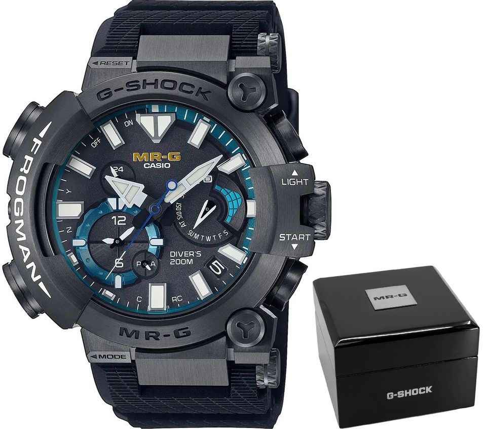 Casio G-shock Mr-g Frogman Full Metal - Diver Iso 20atm Bluetooth MRG-BF1000R-1A - Photo n°1