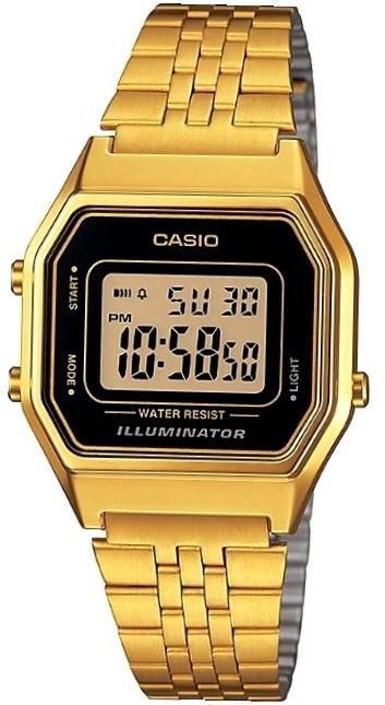 Casio Mod .la-680wga-2 Retro Illuminator Digit Autocalendar Wr 30 **original Box** - Photo n°1