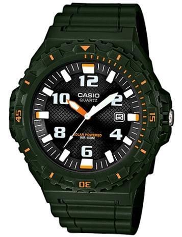 Casio Mrw-s300h-3 Solar Powered Wr 100 Army Green **original Box** - Photo n°1